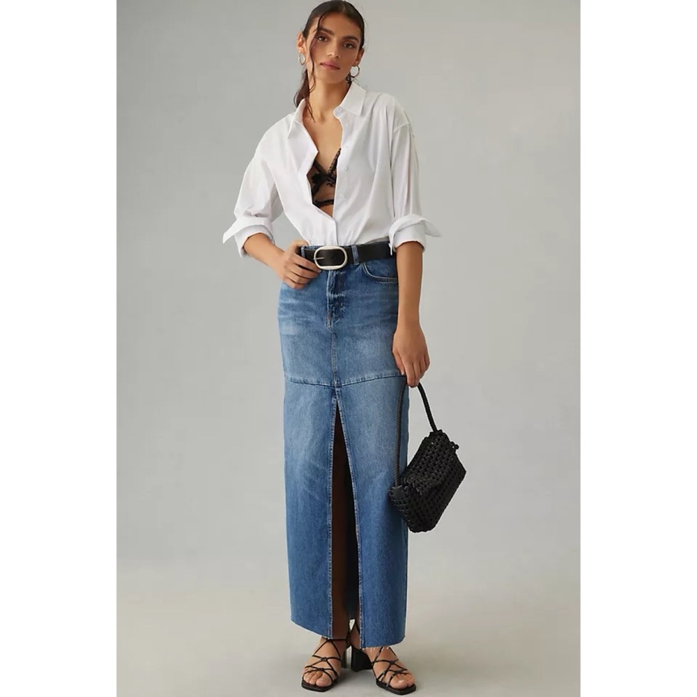 Reformation Tazz Denim Skirt